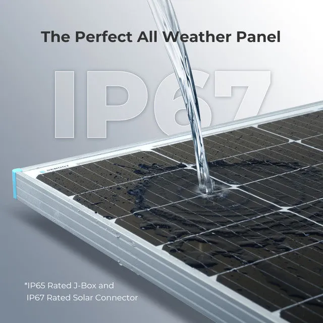 100 Watt 12 Volt Monocrystalline Solar Panel (Compact Design)