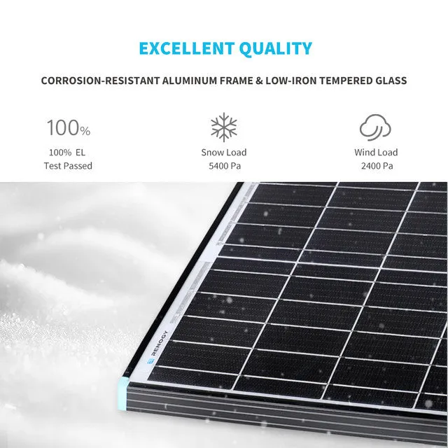 100 Watt 12 Volt Monocrystalline Solar Panel