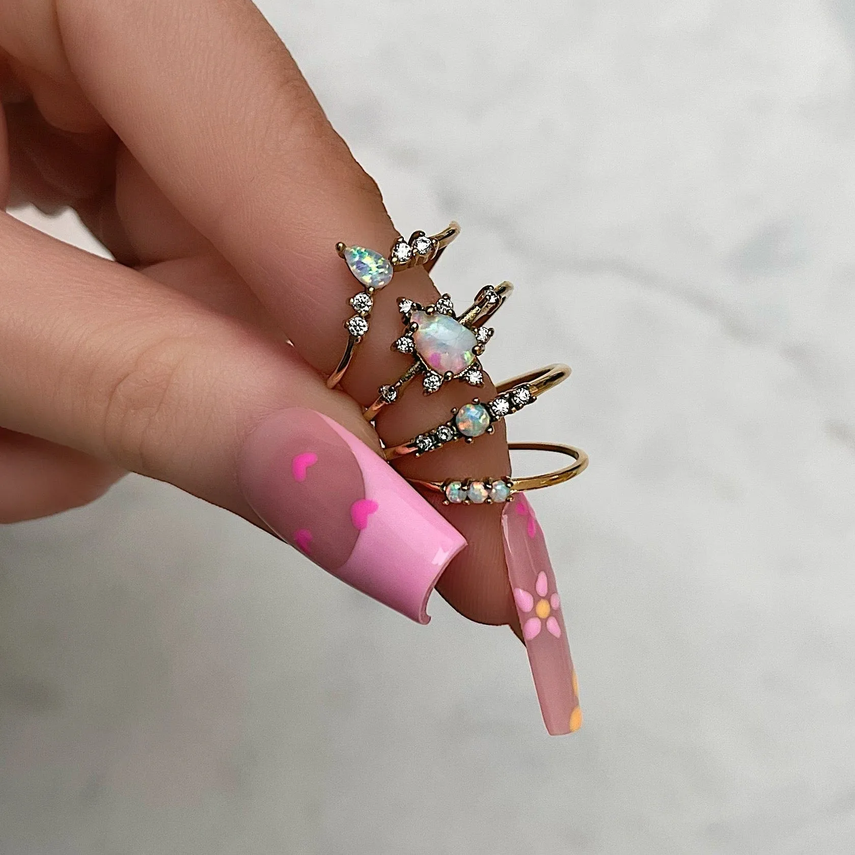 Ally Opal Ring