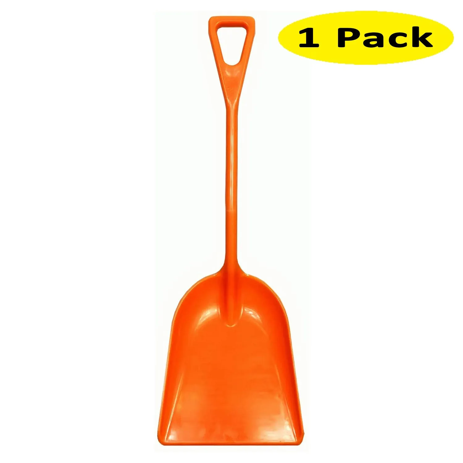 Ashman Plastic Snow Shovel with Durable Multi-Purpose Snow Plastic Shovel. (1 Pack)