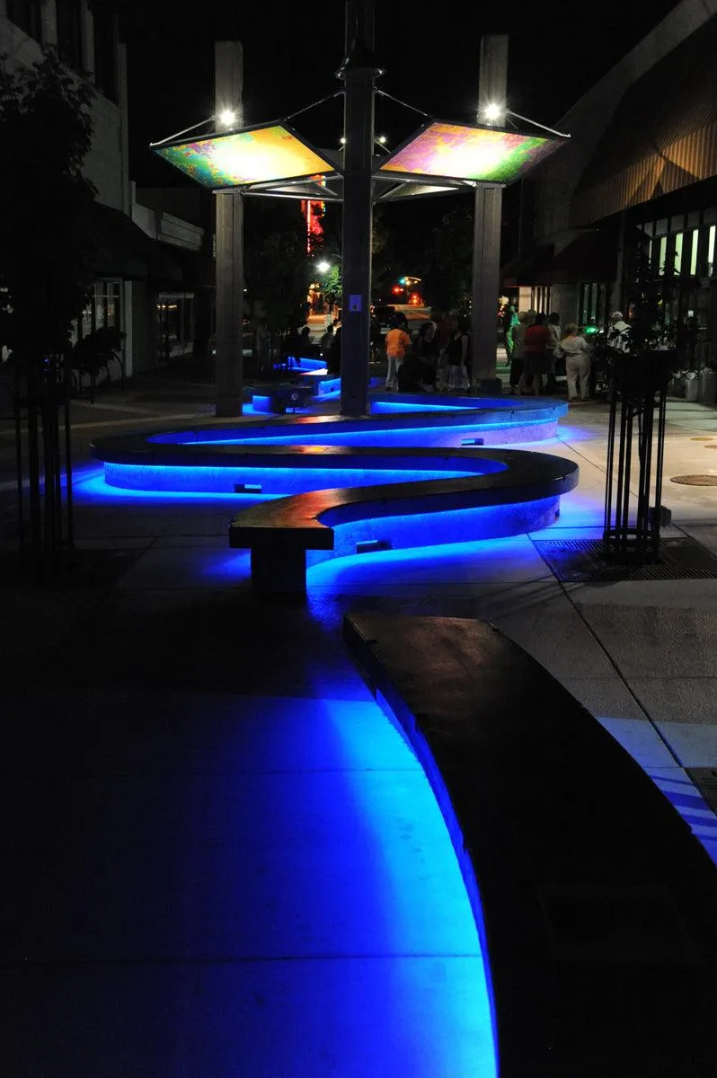 Blue LED Neon Flex AC 220V 240V 8x16mm 120LEDs/m IP65 Waterproof with UK Plug