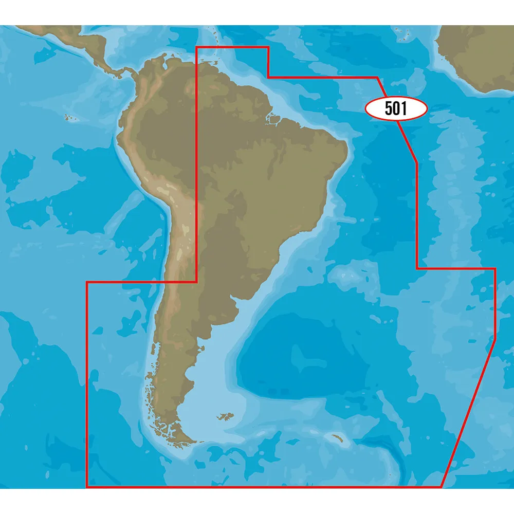 C-MAP 4D SA-D501 Gulf of Paria to Cape Horn [M-SA-D501-MS]