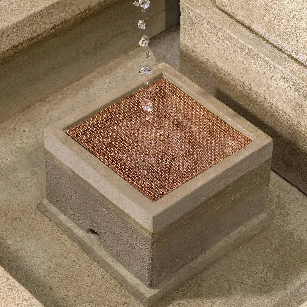Campania International Fountain Large Square Splash Guard
