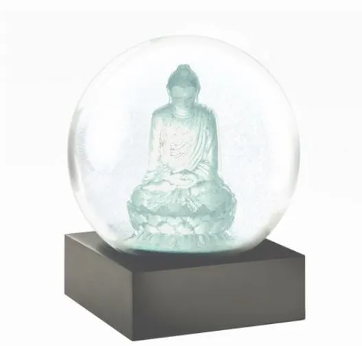 Crystal Buddha Snow Globe