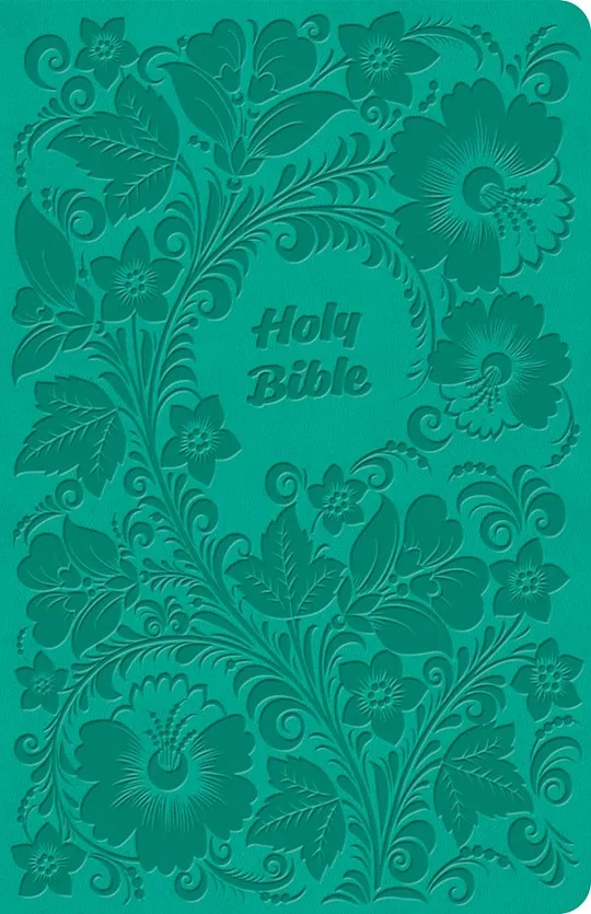 CSB Thinline Bible (Value Edition)-Teal LeatherTouch