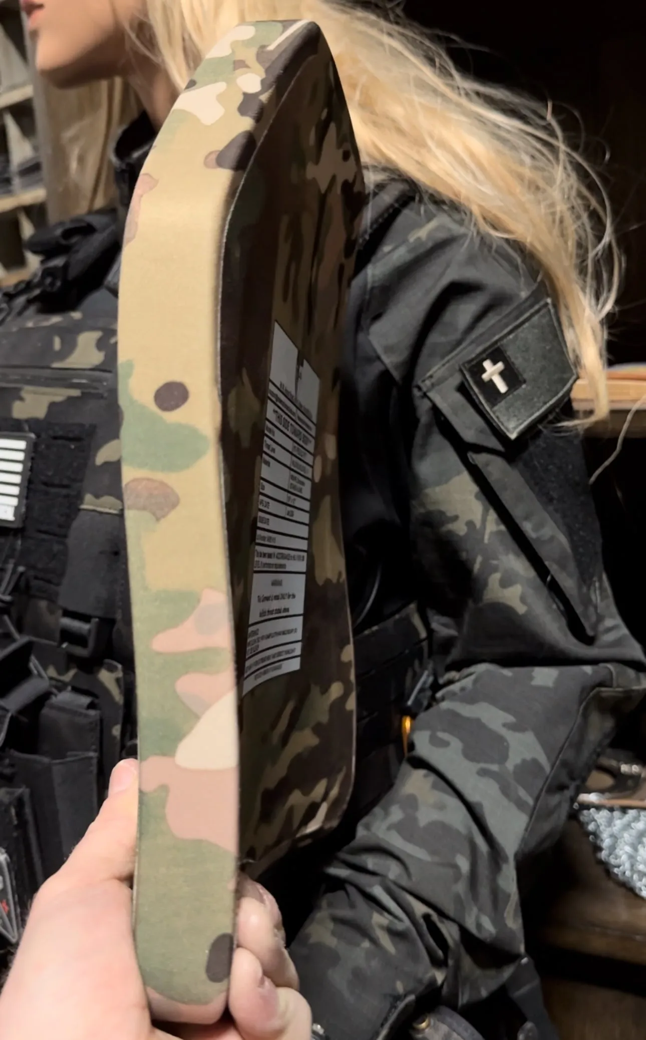 Double MULTICURVE | 10x12 Level IV Ballistic Female Plate (Single or as a Set)