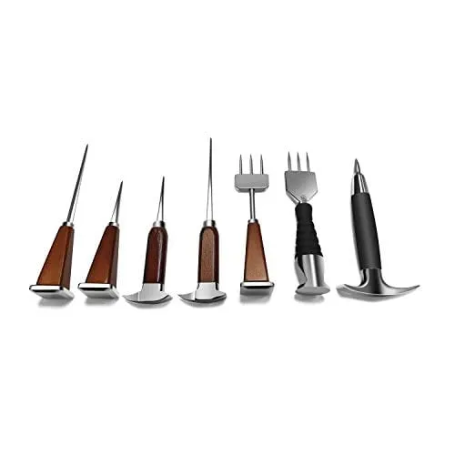 Fortune Candy Ice Picks, 18/8 Stainless Steel, for Kitchen, Bars, Bartender, Deluxe Ice Carving Tools (Ice Chipper)