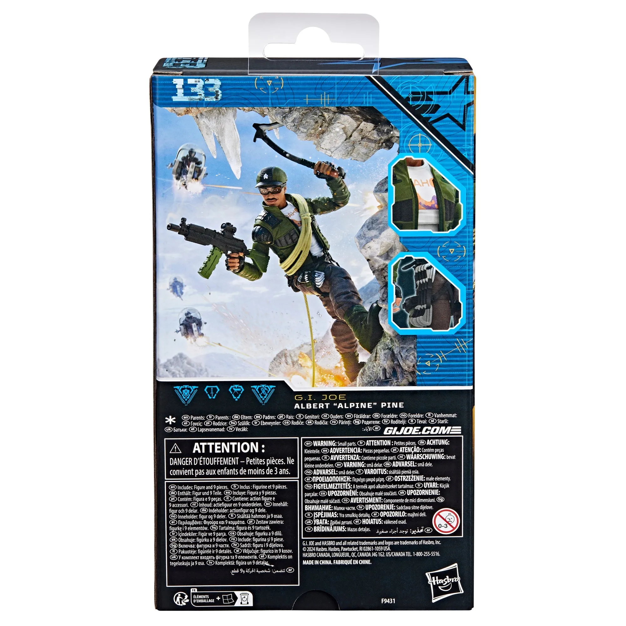 G.I. Joe Classified Series #133, ALBERT "ALPINE" PINE - Presale