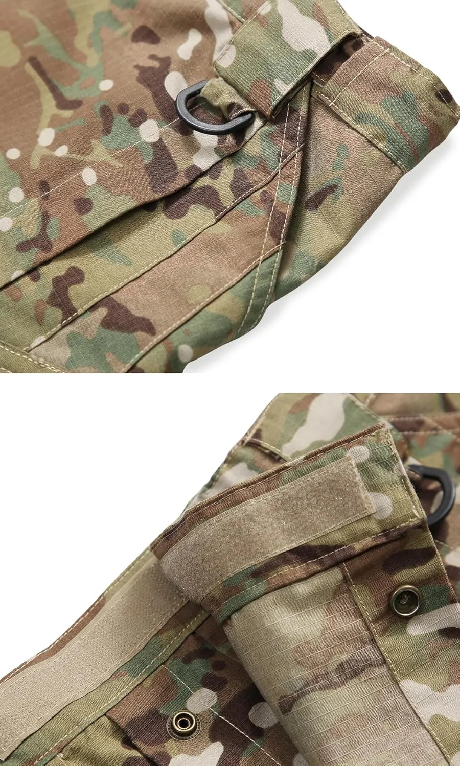 Kilt for Men Camo Utility Kilt Waterproof Tactical Kilt Irish Scottish Kilts 4 Pockets