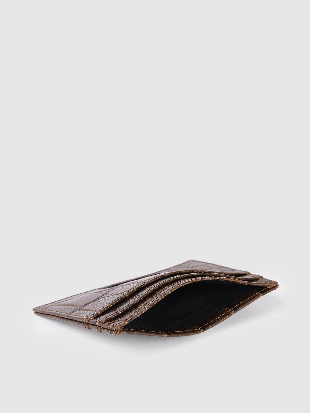 Men's Brown Textured Wallet