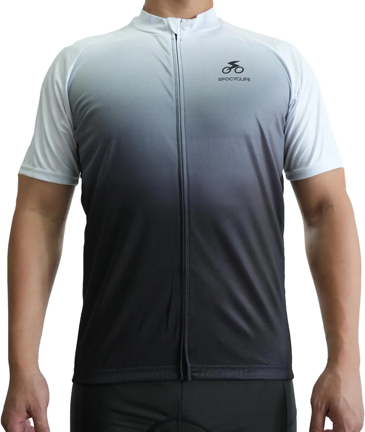 Men's Cycling Jersey Short Sleeve Bike Road Riding Biking Shirts Mountain Bike Jersey Mens 3 Elastic Back Pockets