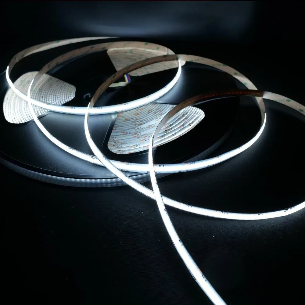 RGB COB LED Strip 24V IP20 non-Waterproof 840 LEDs/m 10mm wide