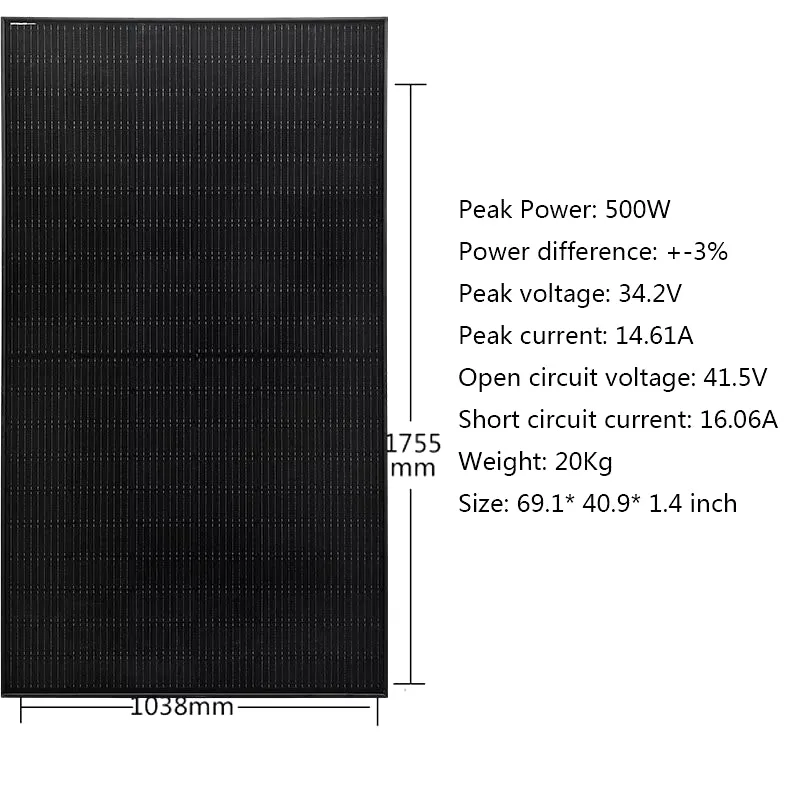 Solar System for Home Complete Kit with Lifepo4 Lithium Battery 5KW 5000W 220V off Grid System Hybrid Inverter Home Farm House