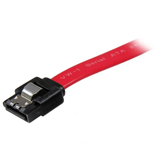 Startech.Com 18In Latching Sata Cable - Sata Cable - Serial Ata 150/300/600 - Sata (R) To Sata (R) - 1.5 Ft - Latched -