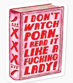 Sticker - Lady Porn - 3in