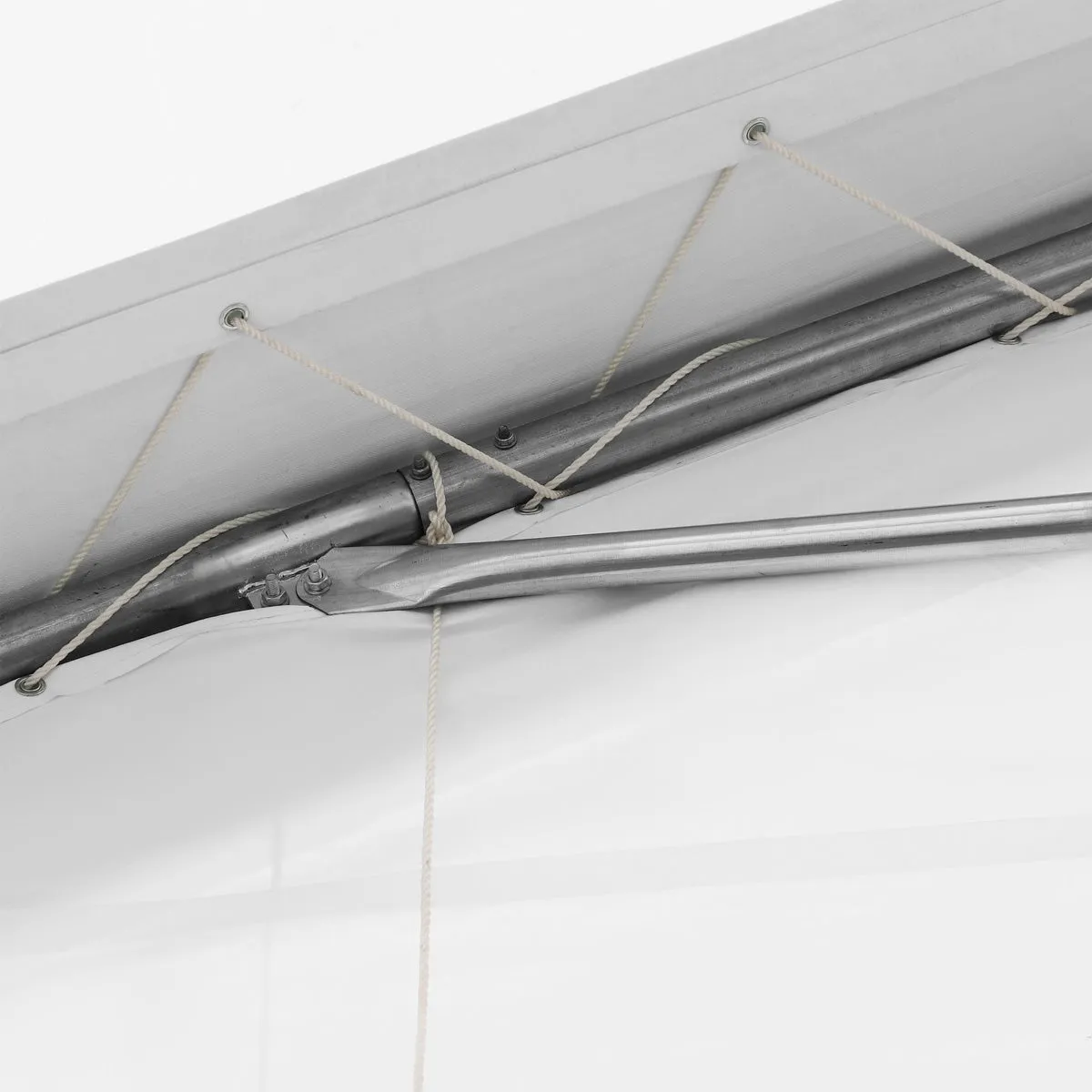 TMG Industrial 30' x 80' Peak Ceiling Storage Shelter with Heavy Duty 11 oz PE Cover & Drive Through Doors, TMG-ST3080E (Previously ST3080)