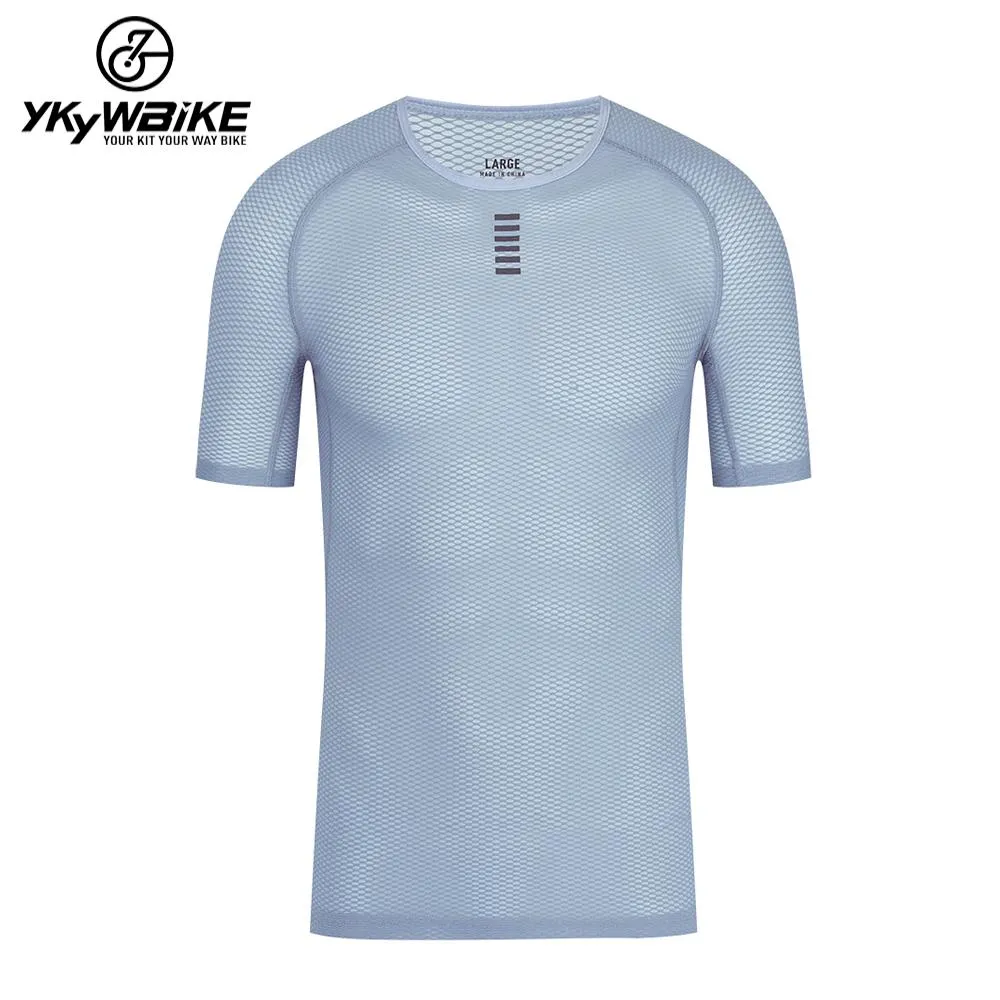 YKYW Men's Cycling Base Layers Pro Cool Mesh Superlight Breathable 5 Colors